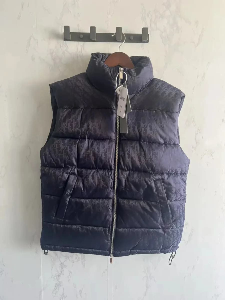 Dior Monogram Puffer Vest Navy — Hipobuy Spreadsheet find