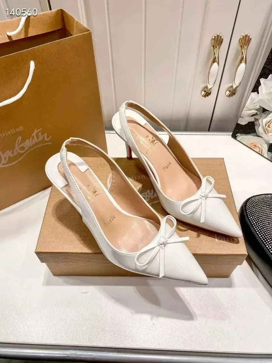 Christian Louboutin Pigalle White Bow Detail Pumps — Hipobuy Spreadsheet find