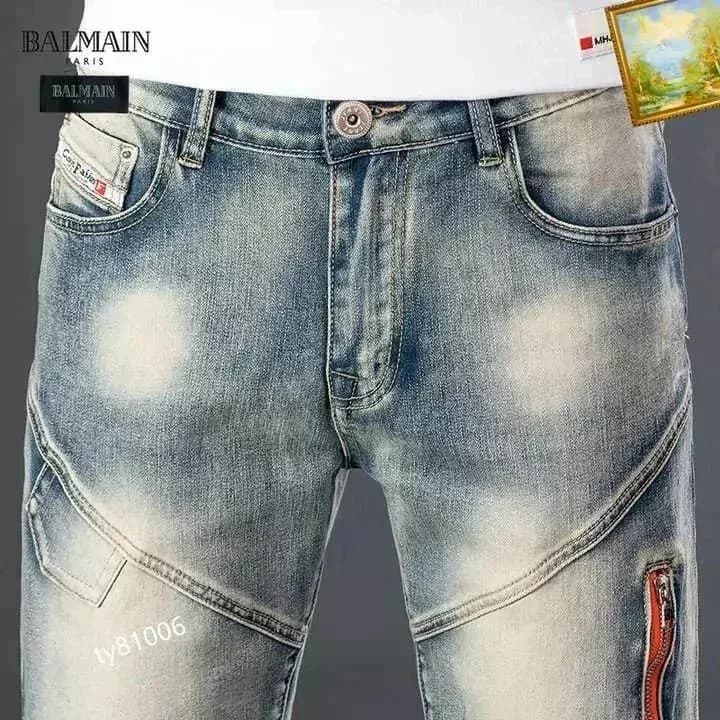 Balmain Bleached Denim Jeans with Zip Pocket — Hipobuy Spreadsheet find