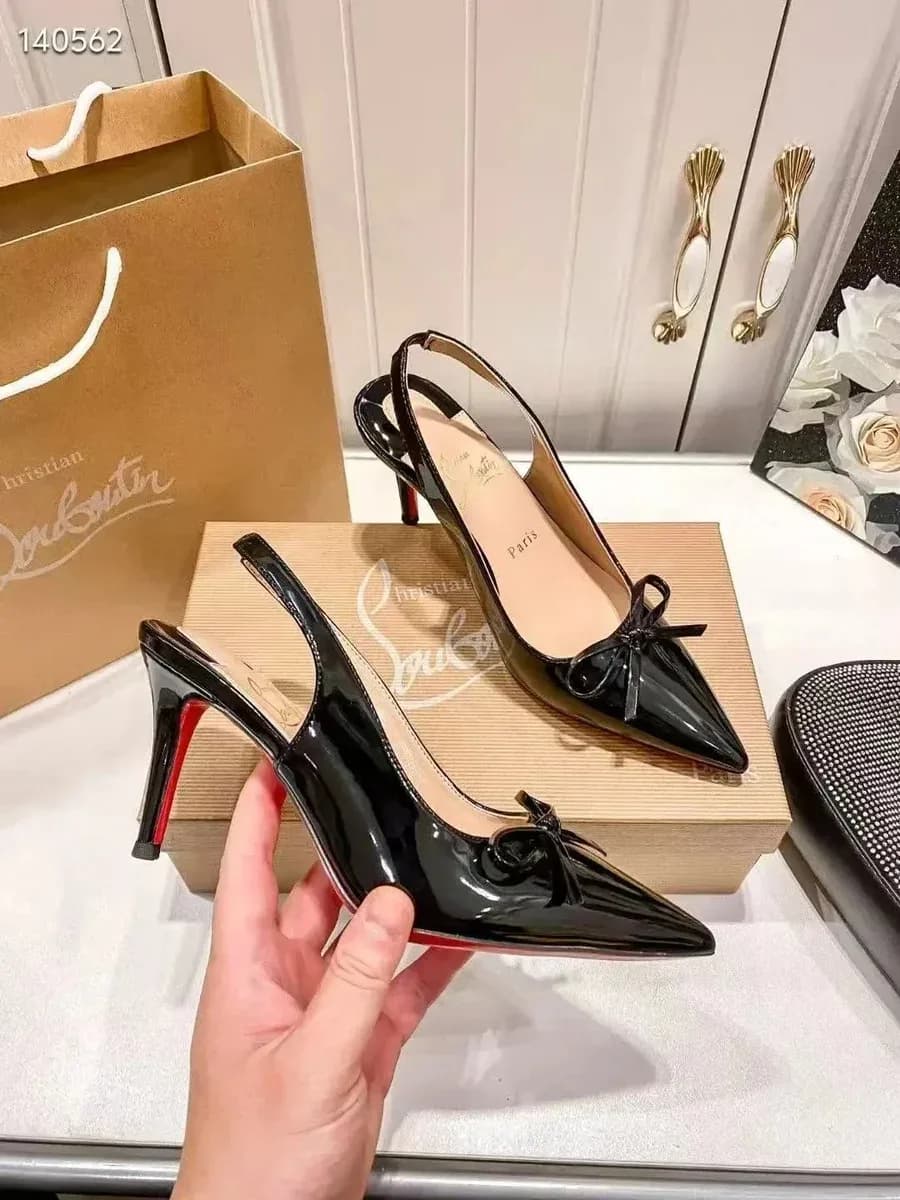 Christian Louboutin Pigalle Black Slingback Heels — Hipobuy Spreadsheet find