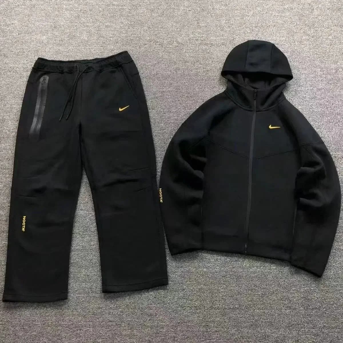 Nike Tech Fleece Black with Gold Accents Tracksuit — Hipobuy Spreadsheet find