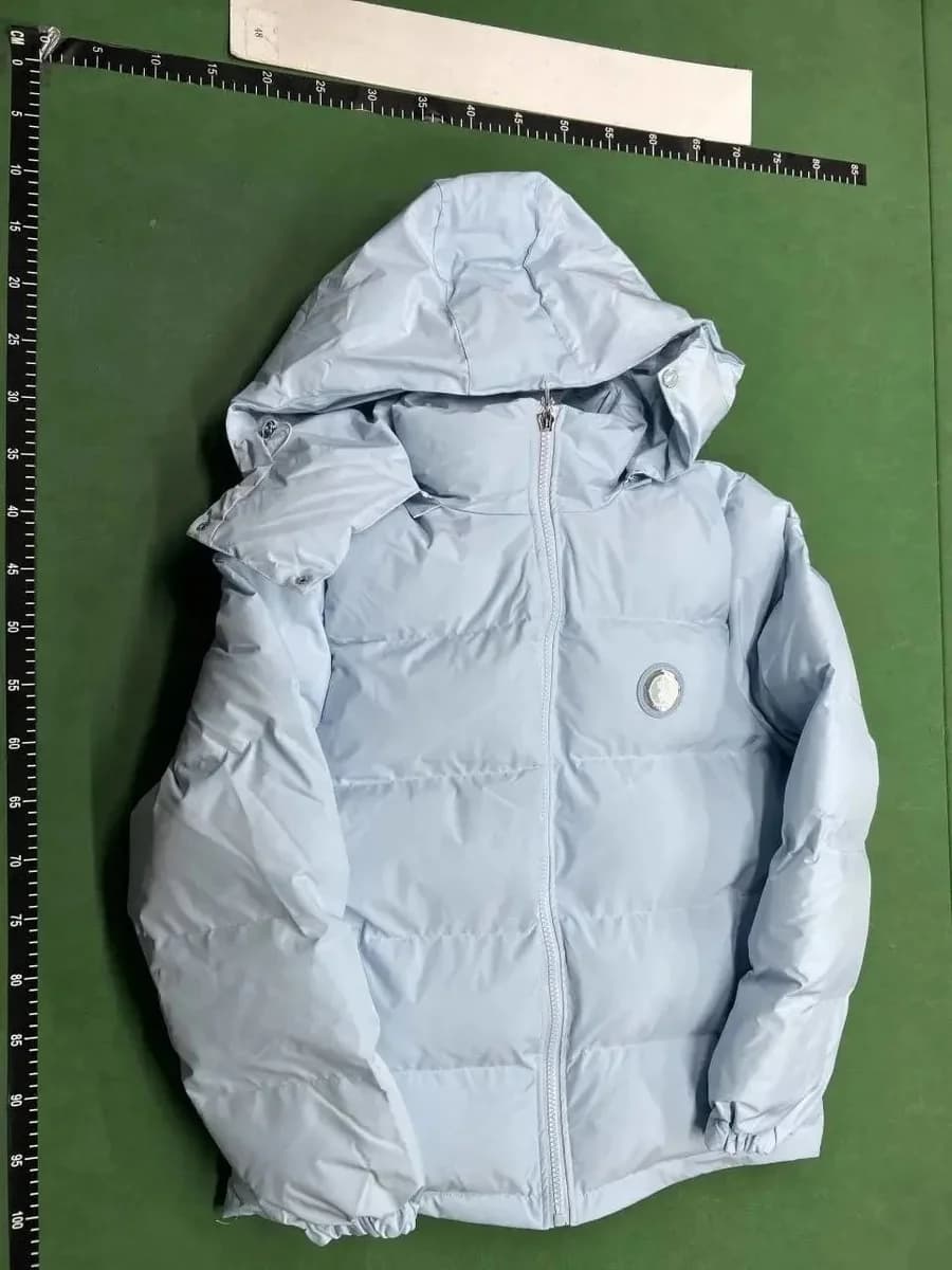 Light Blue Puffer Jacket with Hood — Hipobuy Spreadsheet find