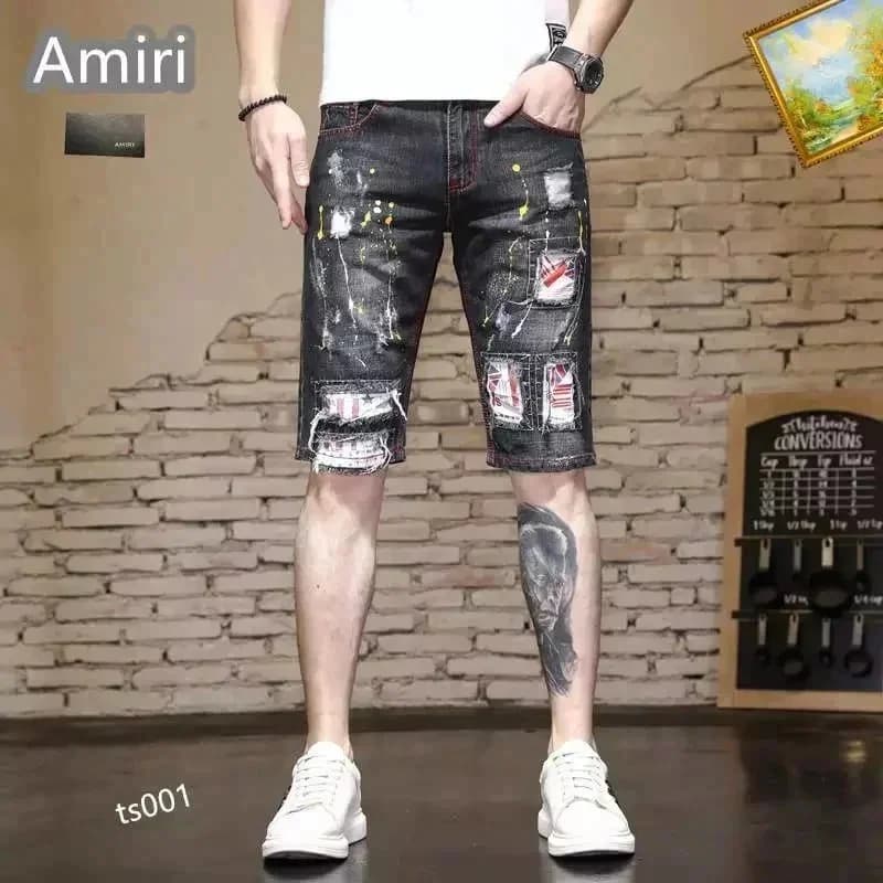 Amiri Distressed Denim Shorts Black — Hipobuy Spreadsheet find