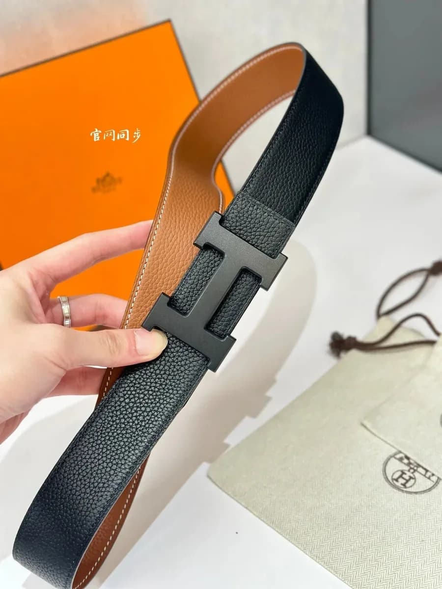 Hermès Black & Tan Leather Belt — Hipobuy Spreadsheet find