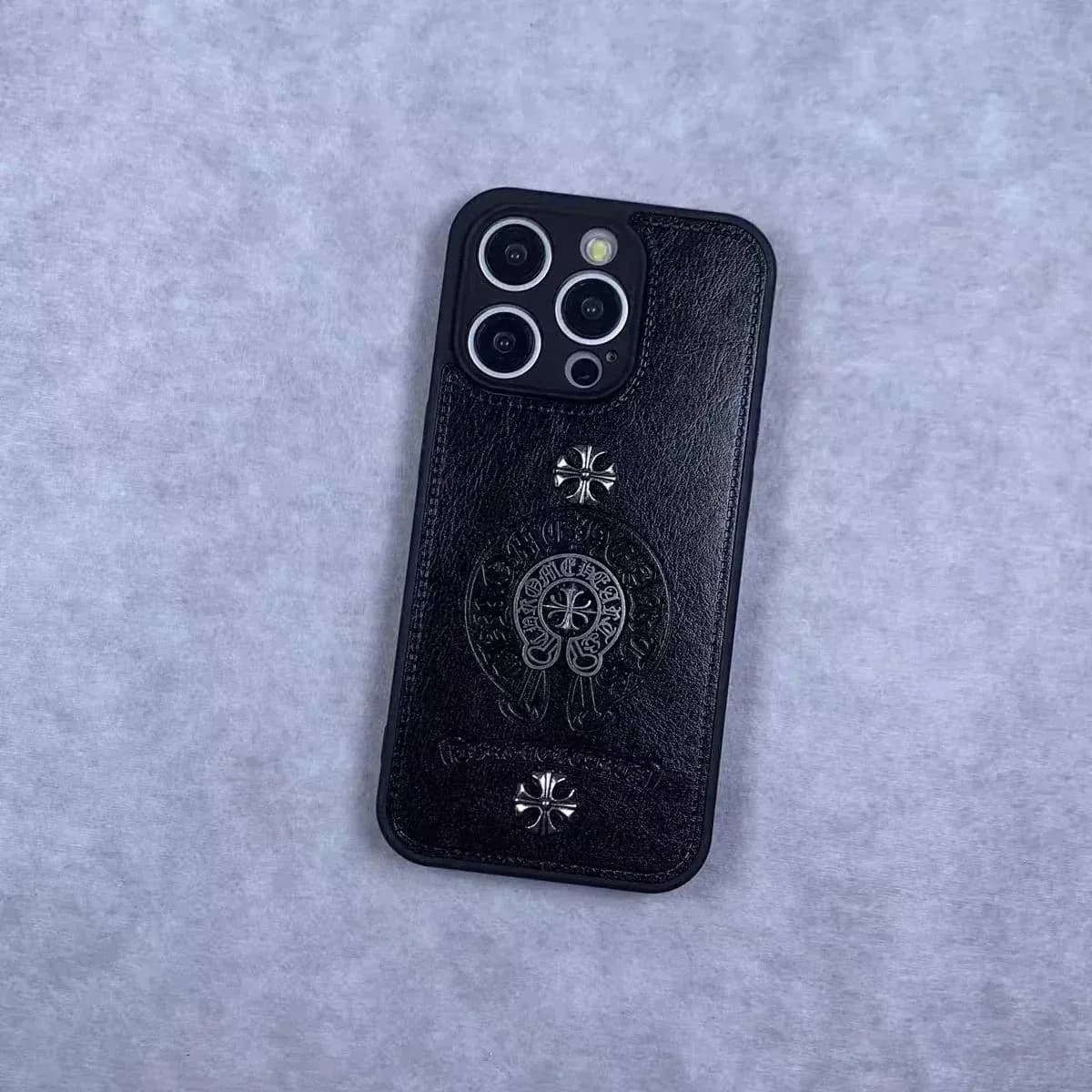 Chrome Hearts Black Leather Phone Case — Hipobuy Spreadsheet find