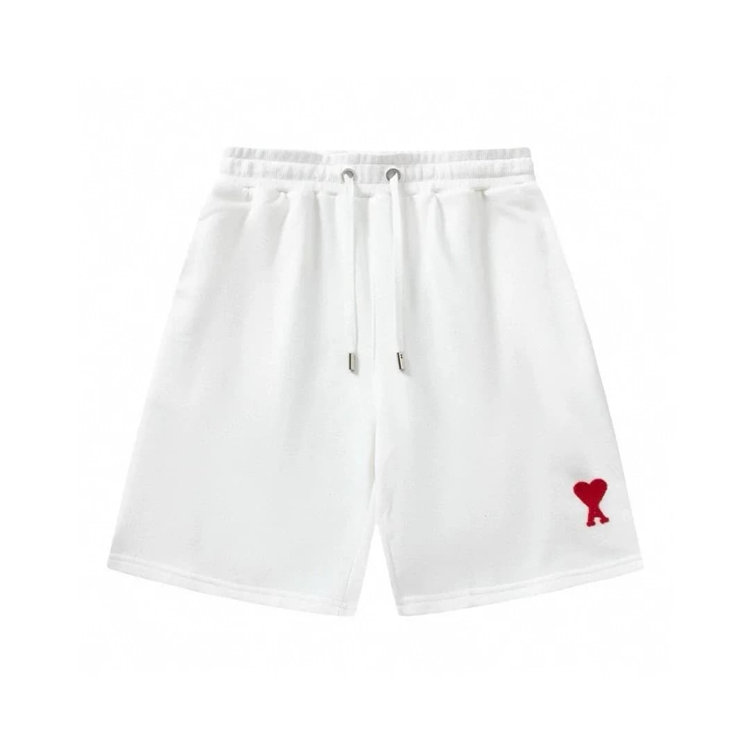 Ami Paris Ami de Coeur White Red Heart Shorts — Hipobuy Spreadsheet find