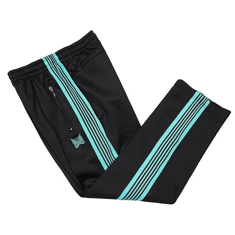Black & Cyan Striped Track Pants — Hipobuy Spreadsheet find