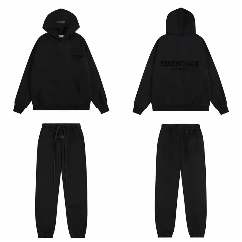 Fear of God Essentials Black Set Tracksuit — Hipobuy Spreadsheet find