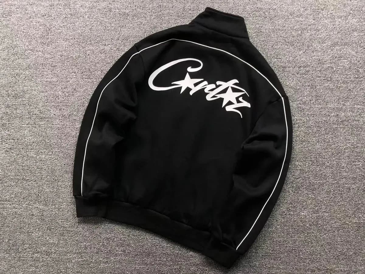 Black 'Cartez' Logo Track Jacket — Hipobuy Spreadsheet find