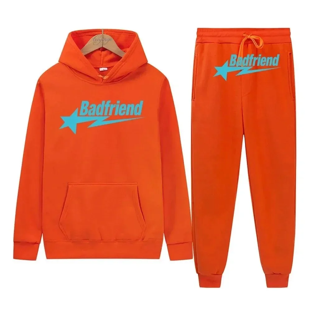 Badfriend DD-23 Orange 'Badfriend' Logo Tracksuit — Hipobuy Spreadsheet find
