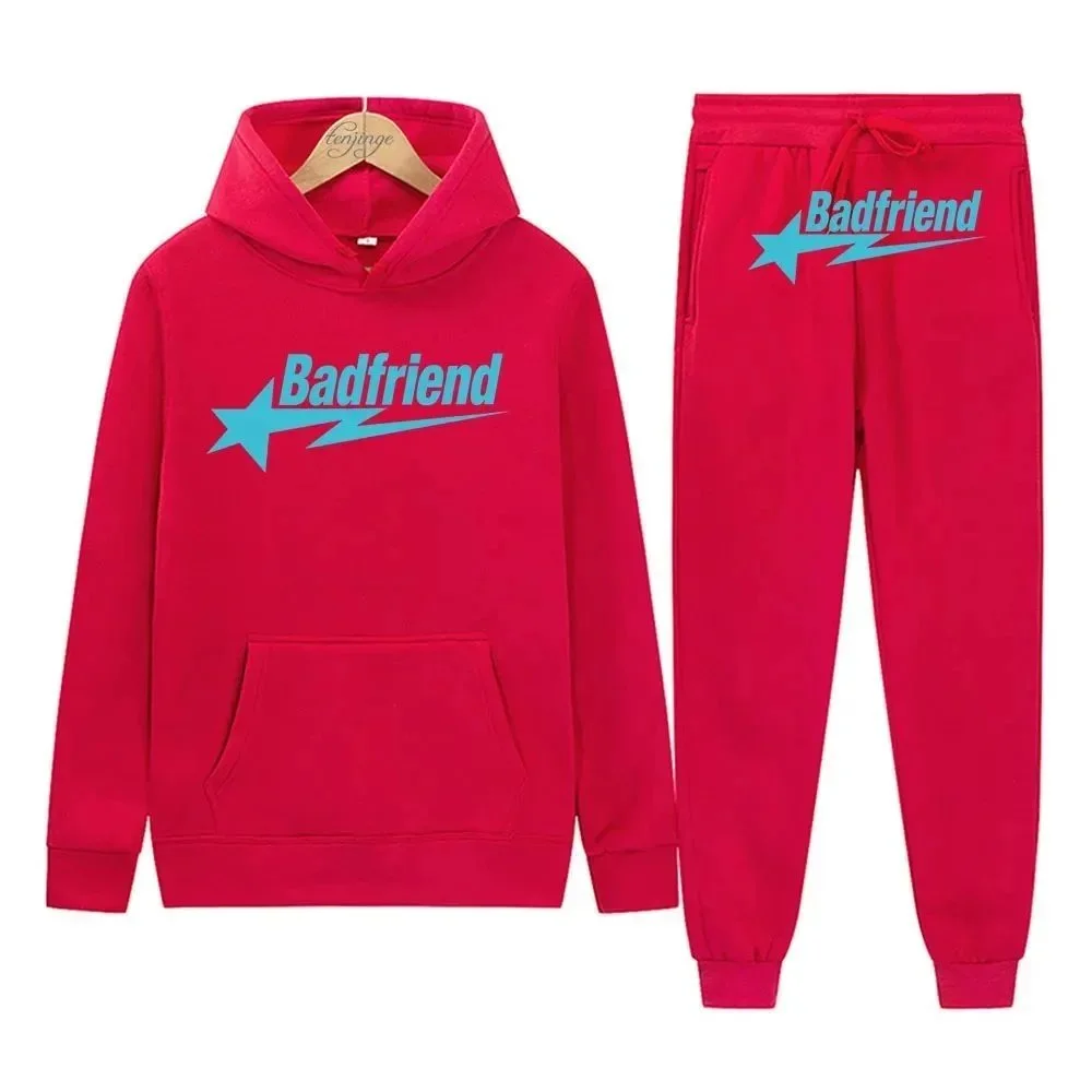 Badfriend DD-20 Red Hoodie & Sweatpants Set — Hipobuy Spreadsheet find