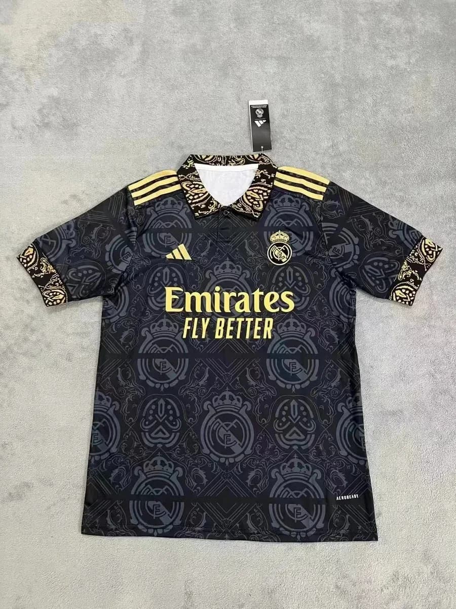 Adidas Real Madrid Black Gold Jersey — Hipobuy Spreadsheet find