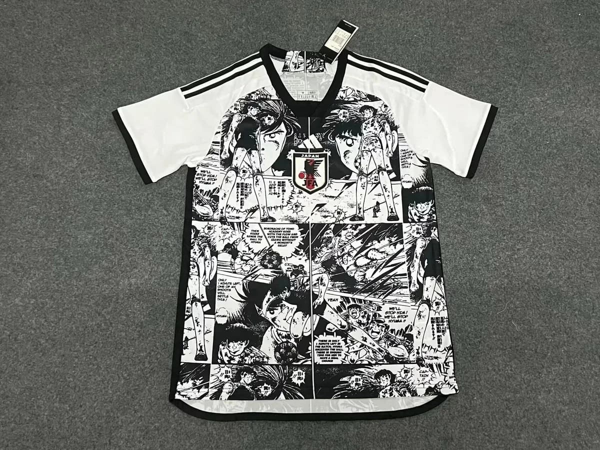 Adidas Japan Manga Jersey White/Black Football Shirt — Hipobuy Spreadsheet find