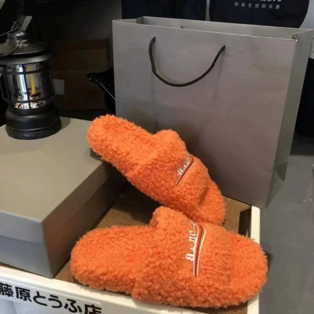 A-COLD-WALL* Orange Faux Fur Slippers — Hipobuy Spreadsheet find