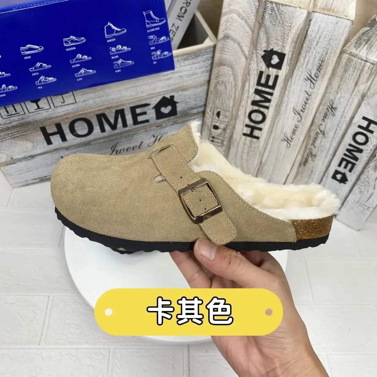 Birkenstock Arizona Beige Faux Fur Loafers — Hipobuy Spreadsheet find