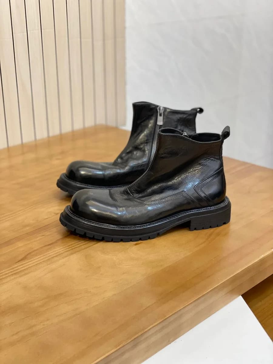 Black Leather Chelsea Boots Ankle Boots — Hipobuy Spreadsheet find