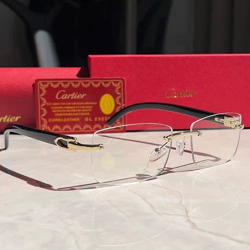 Cartier Soleil Blanc Gold & Black Eyewear — Hipobuy Spreadsheet find