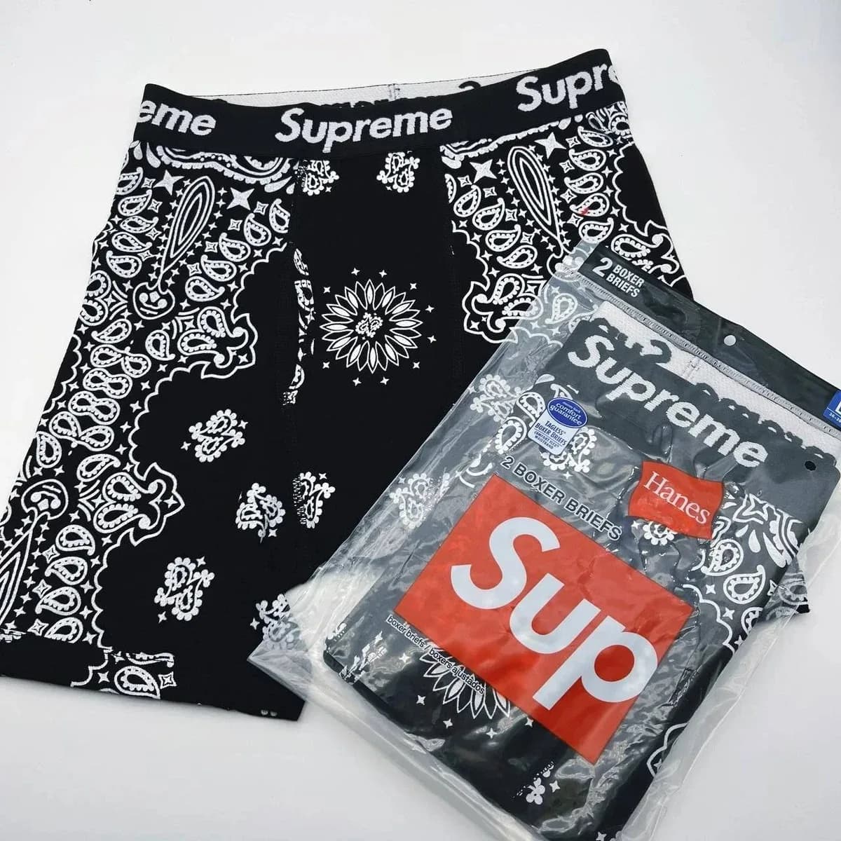 Supreme Bandanna Black Boxer Briefs — Hipobuy Spreadsheet find