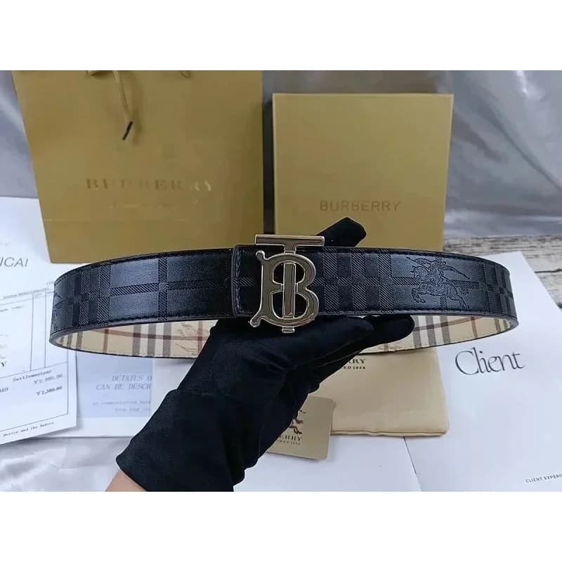 Burberry Classic Check Belt Black Leather — Hipobuy Spreadsheet find