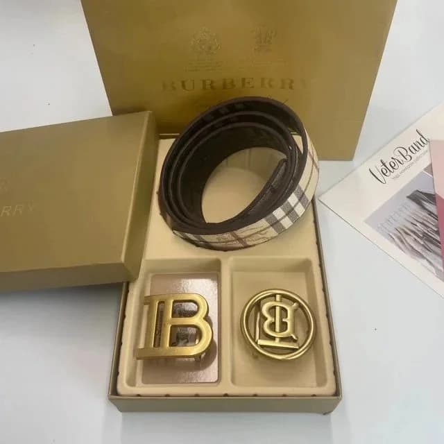Burberry Check Belt Set in Brown & Black — Hipobuy Spreadsheet find