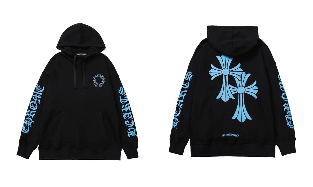Chrome Hearts Black Blue Cross Hoodie — Hipobuy Spreadsheet find