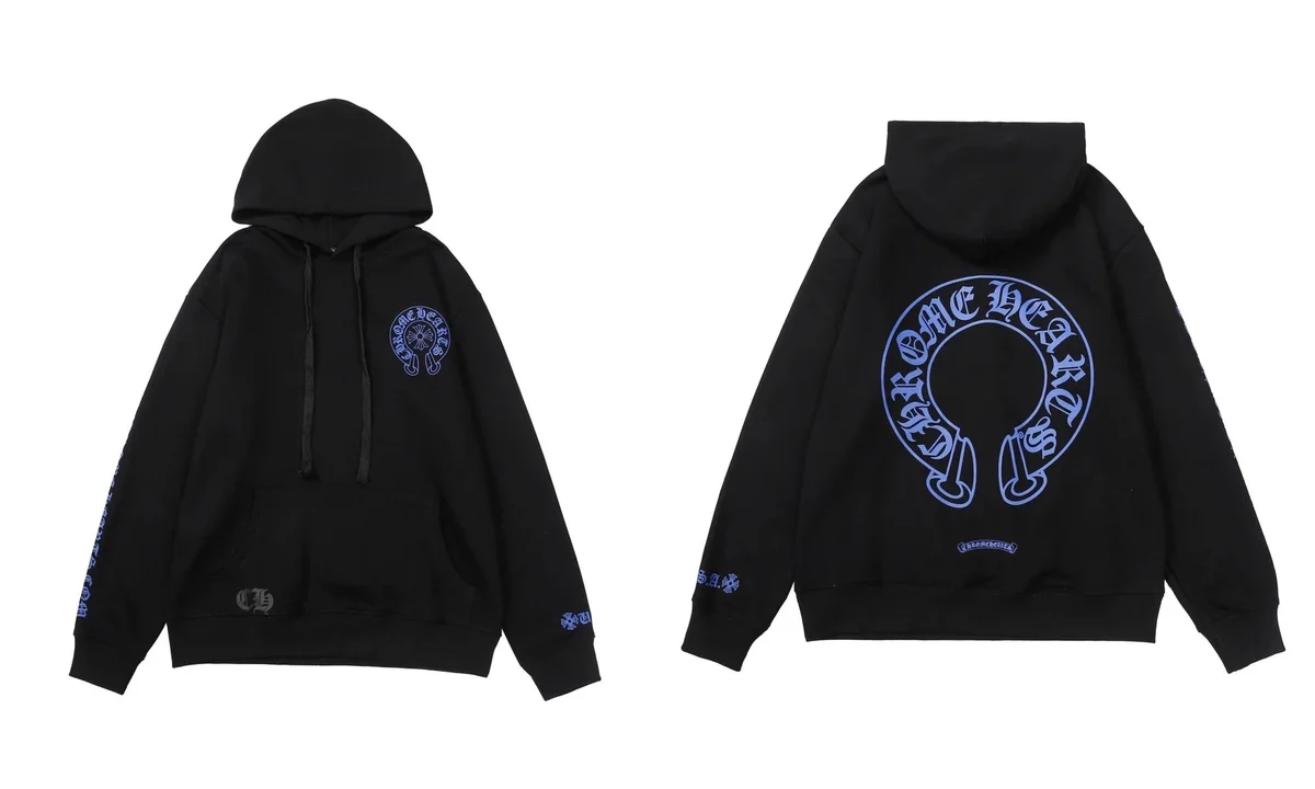 Chrome Hearts Black Blue Embroidered Hoodie — Hipobuy Spreadsheet find