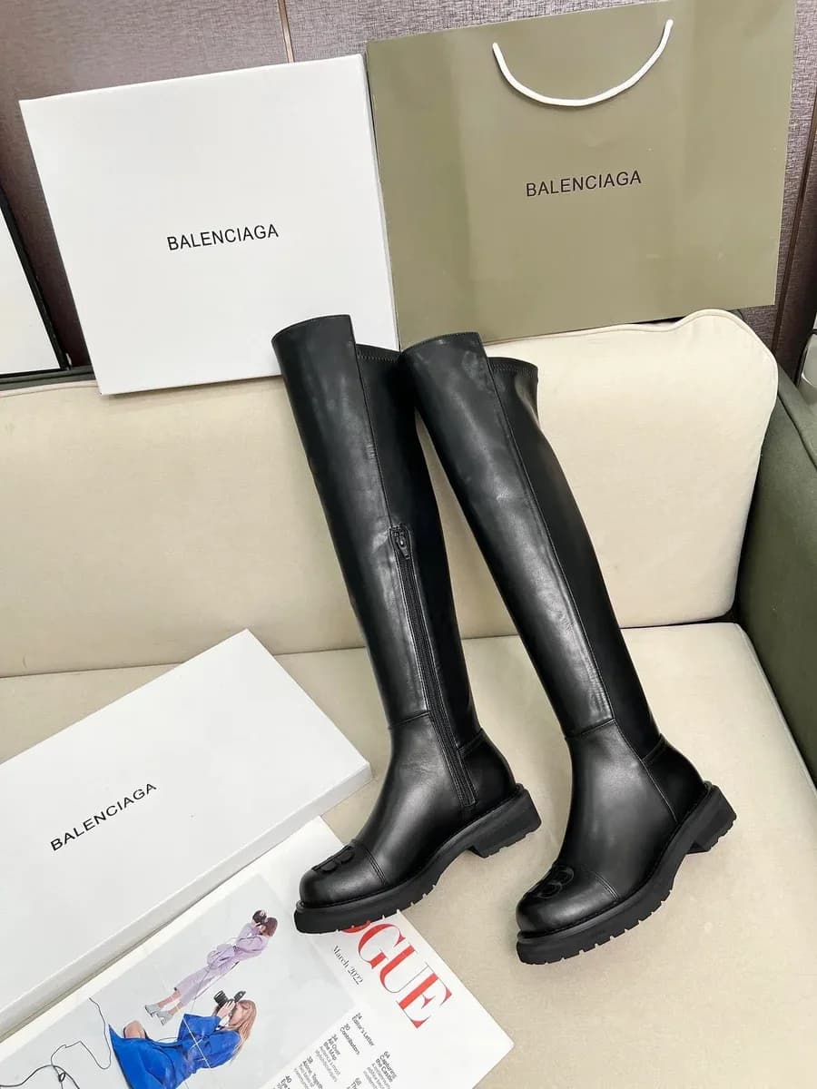 Balenciaga Black Leather Over-the-Knee Boots — Hipobuy Spreadsheet find