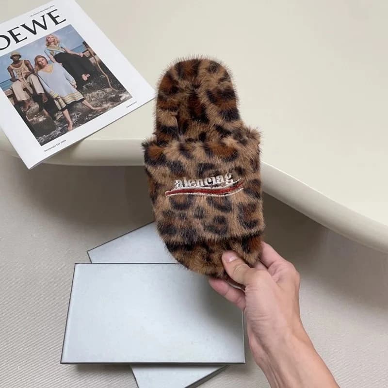 Balenciaga Alencing Leopard Fur Slippers — Hipobuy Spreadsheet find
