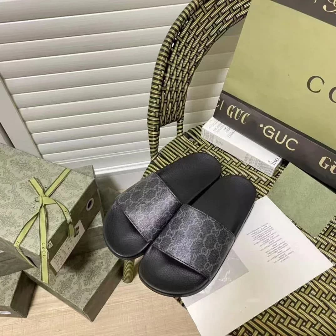 Gucci GG Marmont Black Leather Slippers — Hipobuy Spreadsheet find