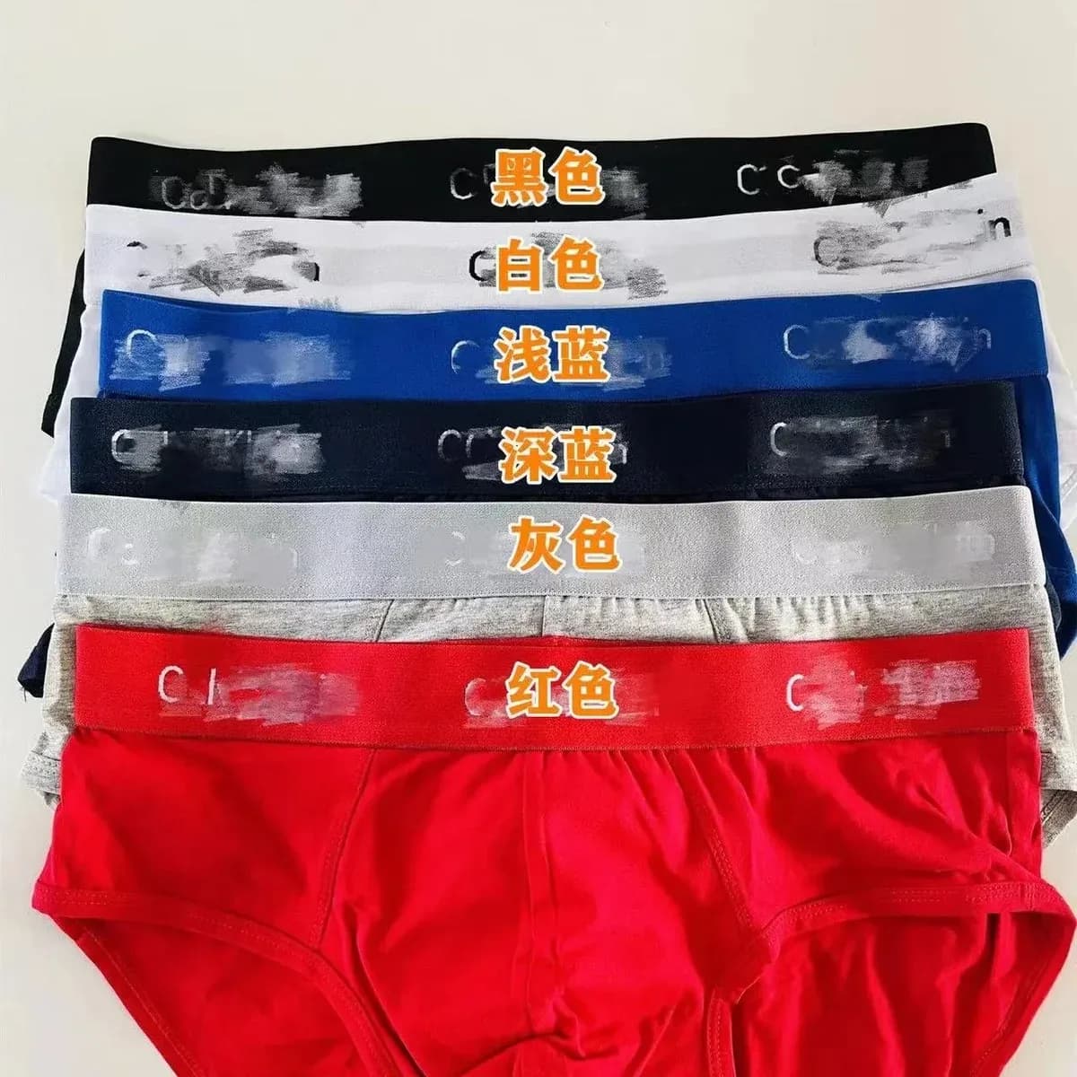 Calvin Klein Black/White/Red Triangle Briefs Underwear — Hipobuy Spreadsheet find