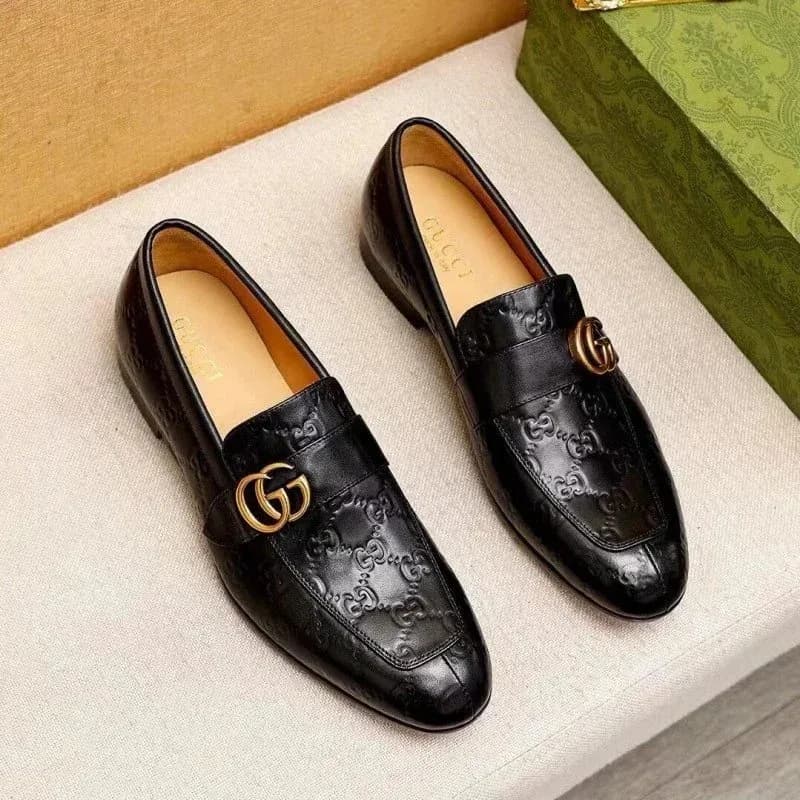 Gucci Runners Black Leather Loafers — Hipobuy Spreadsheet find