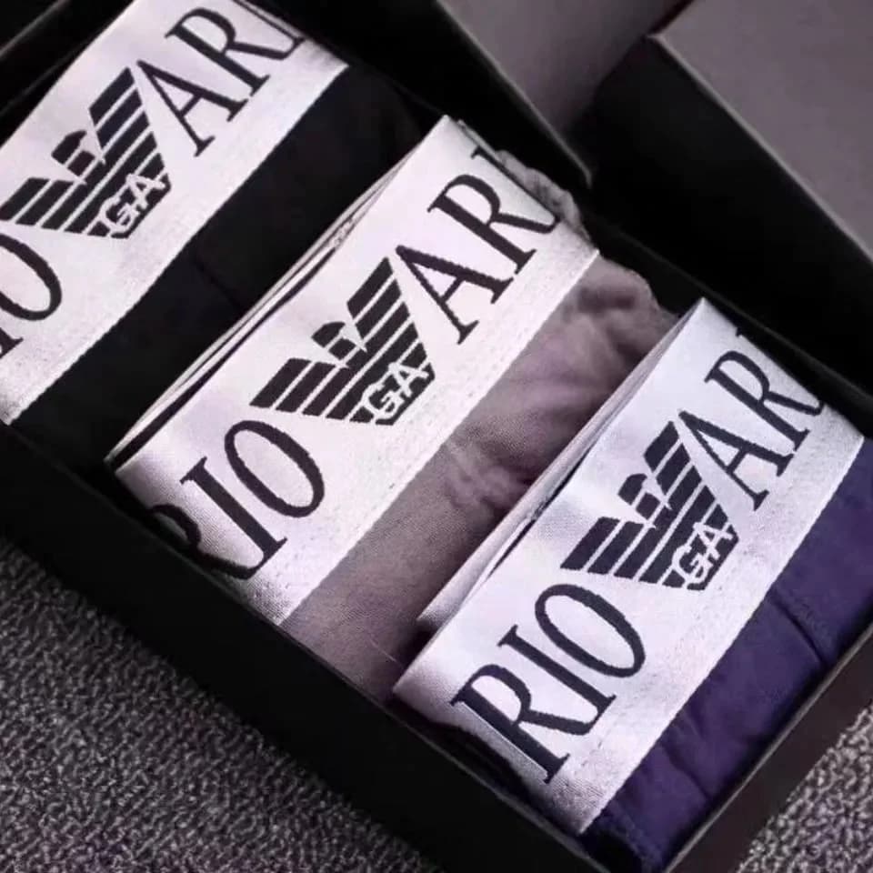 Armani Underwear 3-Pack in Black, Grey & Purple — Hipobuy Spreadsheet find
