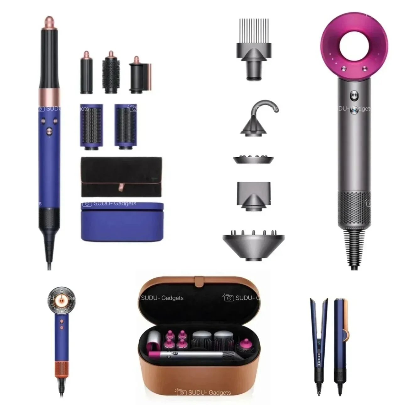Dyson hair dryer curling iron  